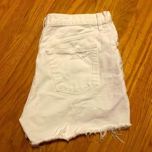 White free people shorts